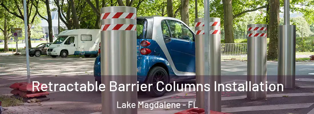 Retractable Barrier Columns Installation Lake Magdalene - FL